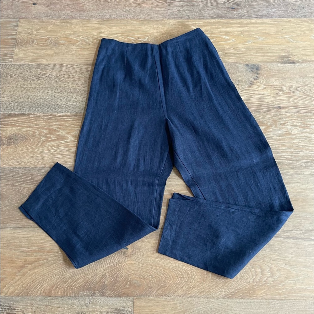NWOT Stylish Carole Little Navy Blue Pants